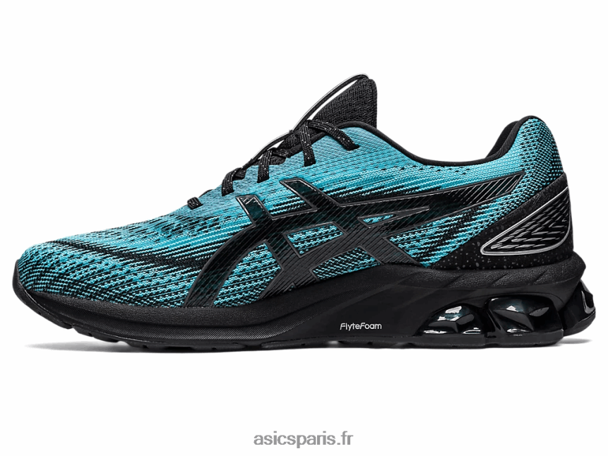 femmes Asics gel quantique 180 vii BXL8B2132 cyan brillant/noir