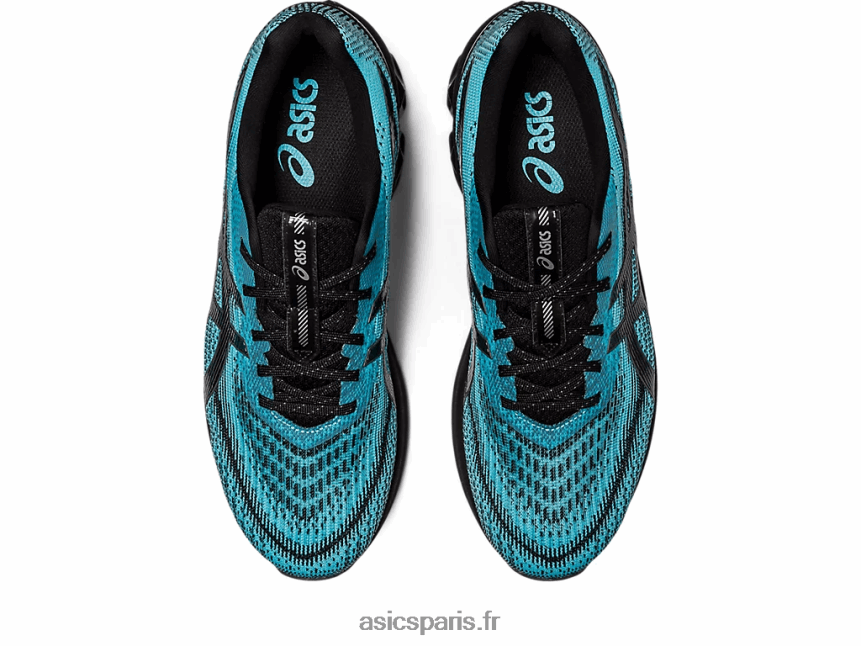 femmes Asics gel quantique 180 vii BXL8B2132 cyan brillant/noir