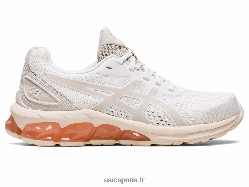 femmes Asics gel quantique 180 vii BXL8B22188 blanc/avoine