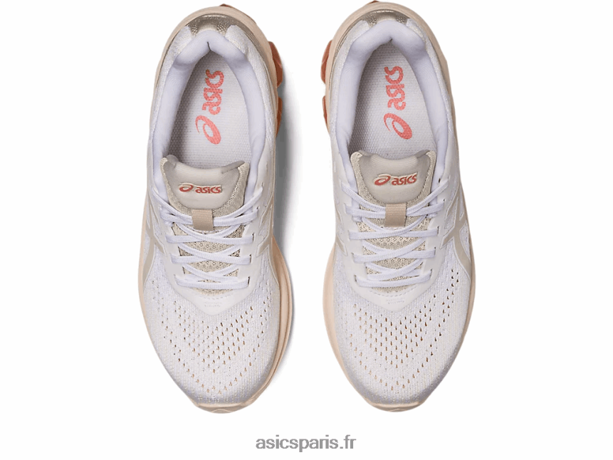femmes Asics gel quantique 180 vii BXL8B22188 blanc/avoine
