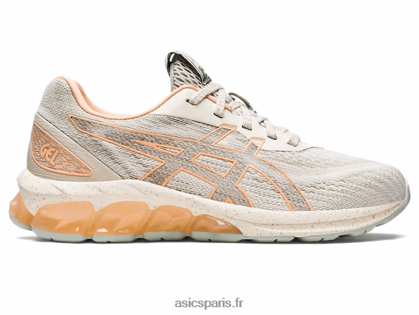 femmes Asics gel quantique 180 vii BXL8B22712 gris fumée/crème