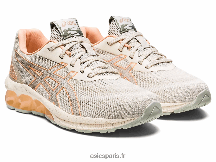 femmes Asics gel quantique 180 vii BXL8B22712 gris fumée/crème