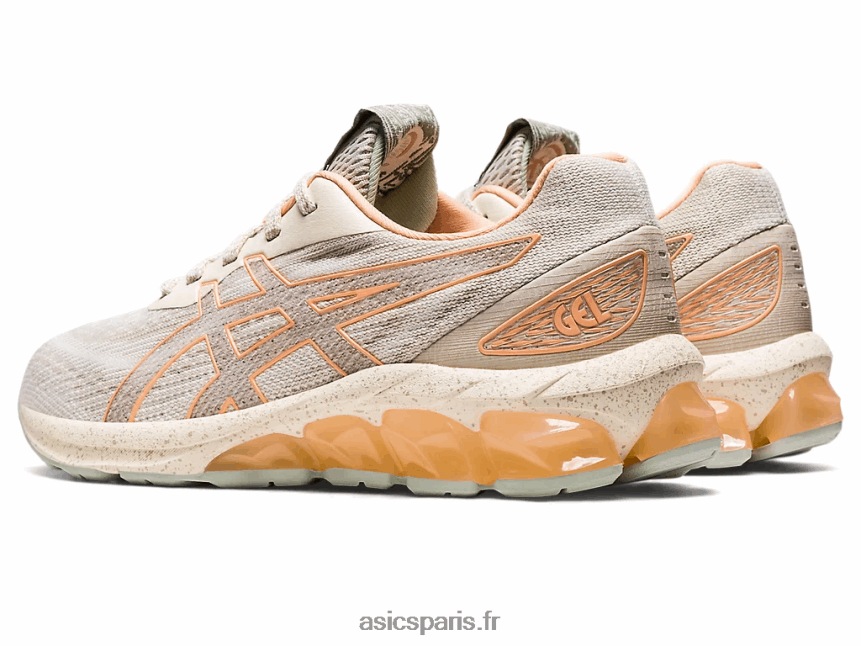 femmes Asics gel quantique 180 vii BXL8B22712 gris fumée/crème