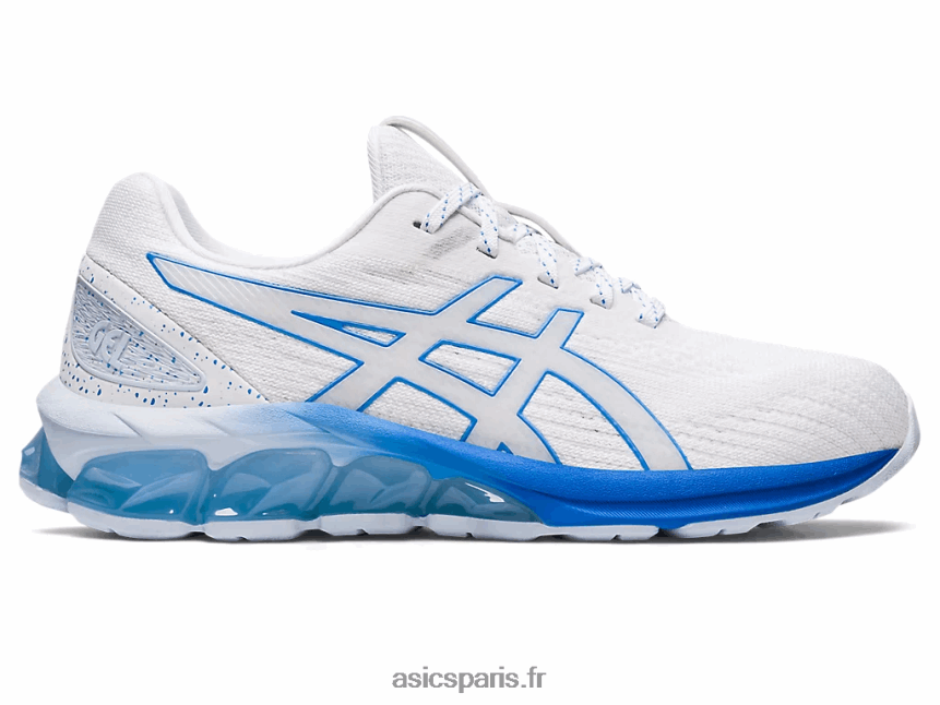 femmes Asics gel quantique 180 vii BXL8B22918 côte blanche/bleue
