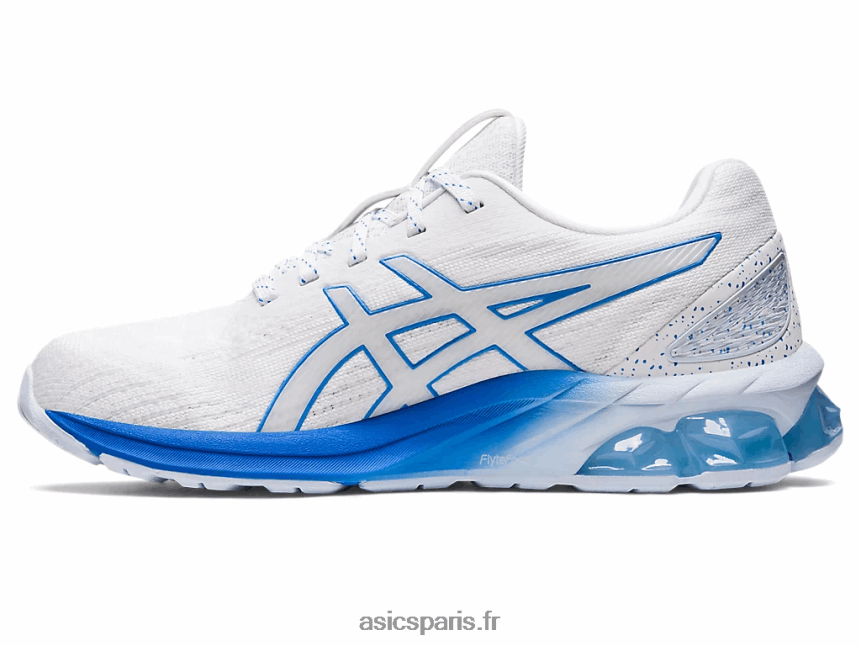 femmes Asics gel quantique 180 vii BXL8B22918 côte blanche/bleue