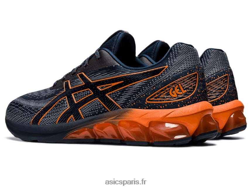 femmes Asics gel quantique 180 vii BXL8B2733 bleu français/orange lave