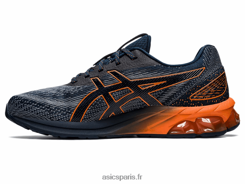 femmes Asics gel quantique 180 vii BXL8B2733 bleu français/orange lave