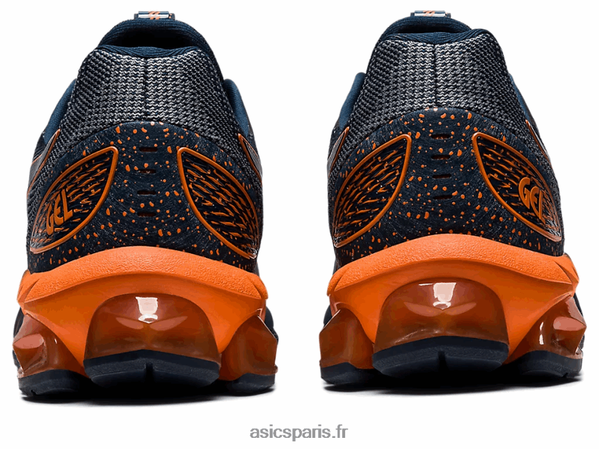 femmes Asics gel quantique 180 vii BXL8B2733 bleu français/orange lave