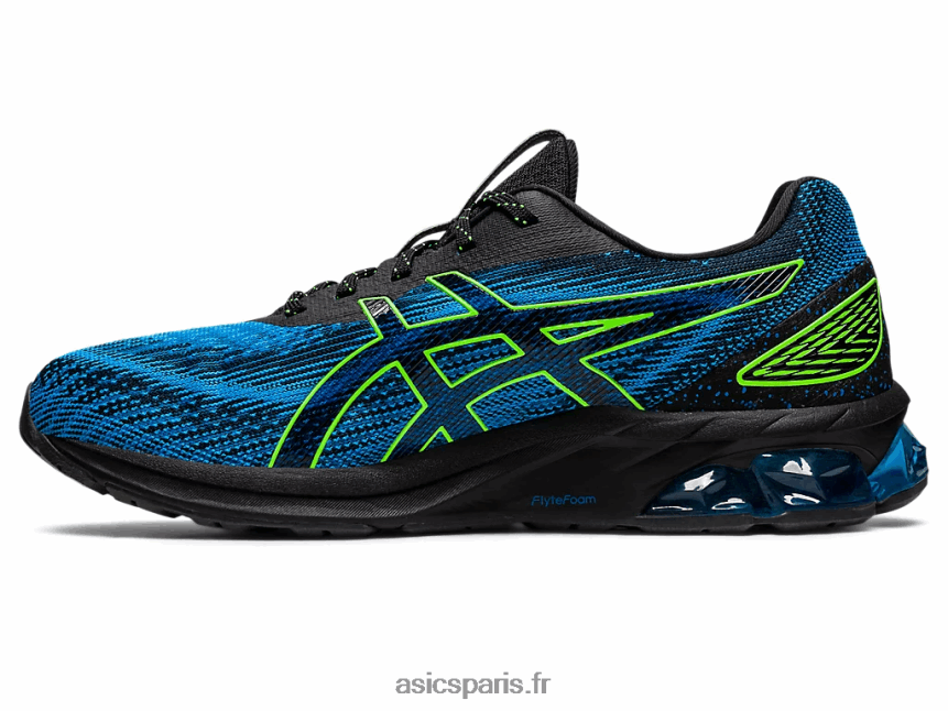 femmes Asics gel quantique 180 vii BXL8B2815 noir/bleu directoire