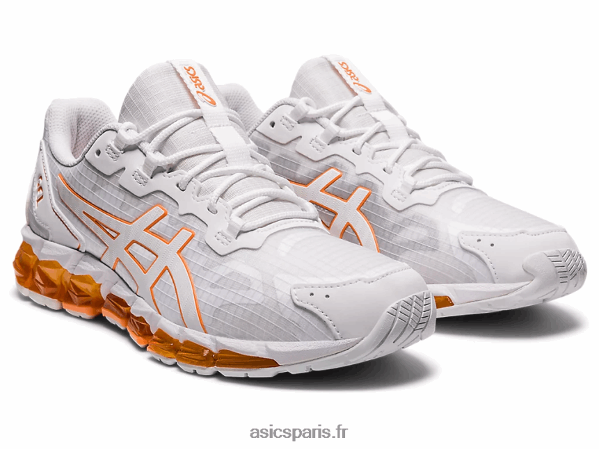 femmes Asics gel quantique 360 ​​6 BXL8B22847 blanc/pêche soleil