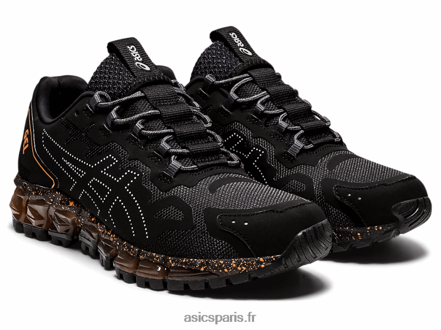 femmes Asics gel quantique 360 ​​6 BXL8B23955 noir/pêche soleil