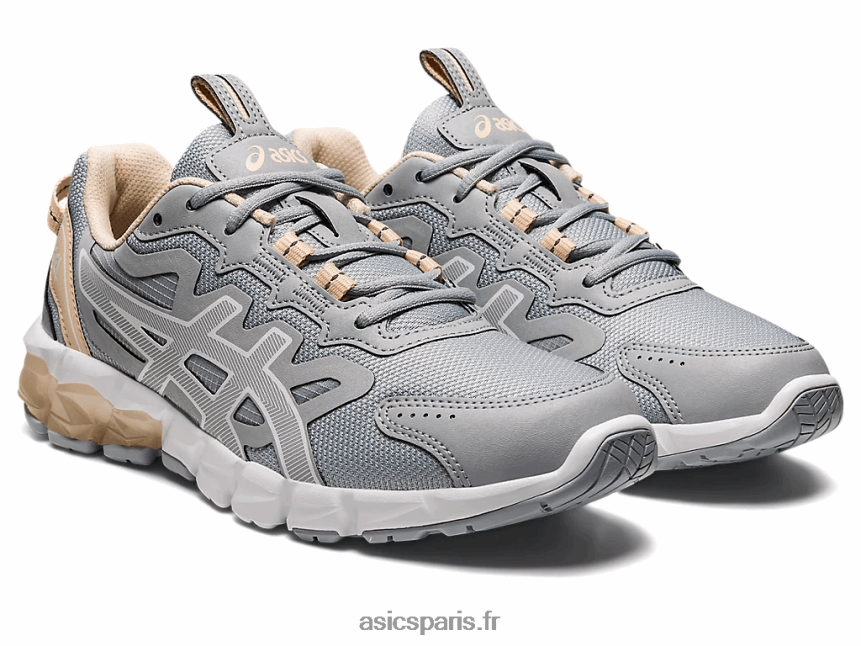 femmes Asics gel quantique 90 3 BXL8B22688 gris piémont/rose cosy