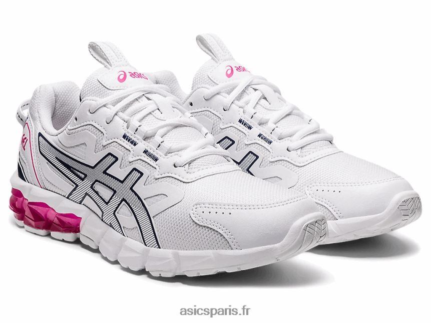 femmes Asics gel quantique 90 3 BXL8B23870 blanc/bleu tonnerre