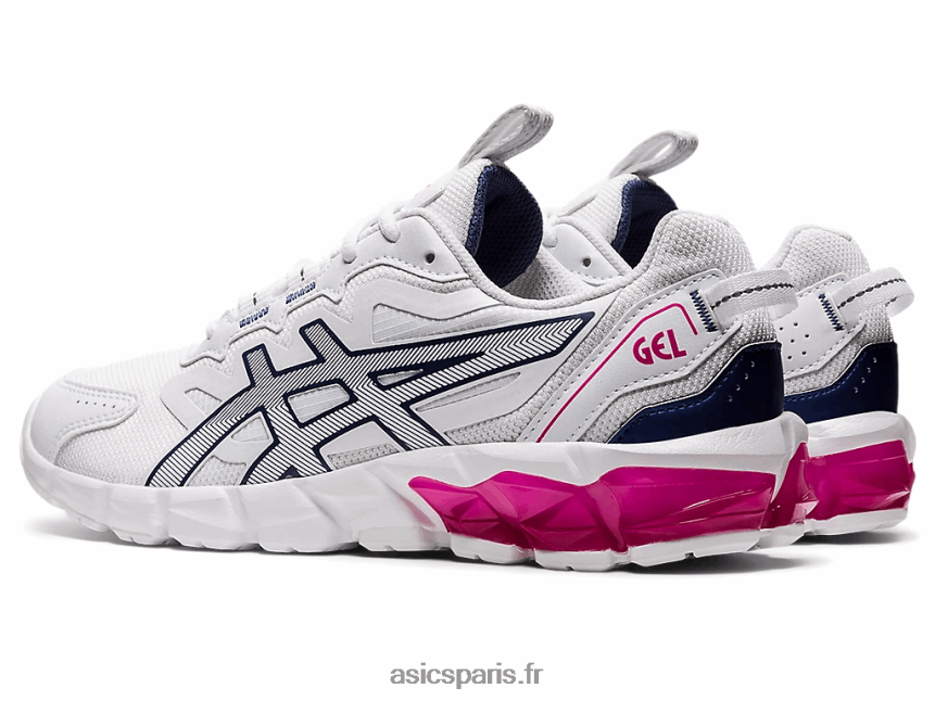 femmes Asics gel quantique 90 3 BXL8B23870 blanc/bleu tonnerre