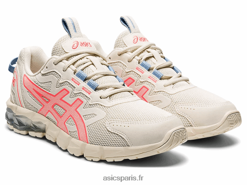 femmes Asics gel quantique 90 3 BXL8B23909 bouleau/corail flamboyant