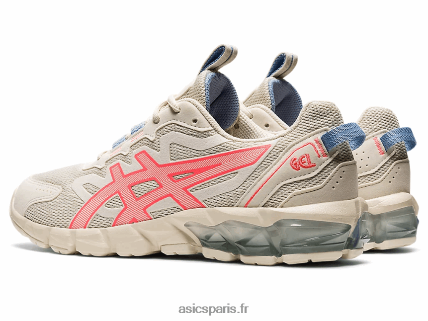 femmes Asics gel quantique 90 3 BXL8B23909 bouleau/corail flamboyant