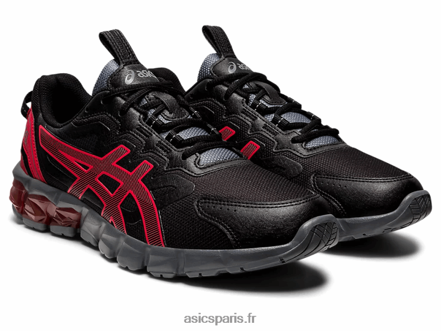 femmes Asics gel quantique 90 3 BXL8B2711 alerte noire/rouge