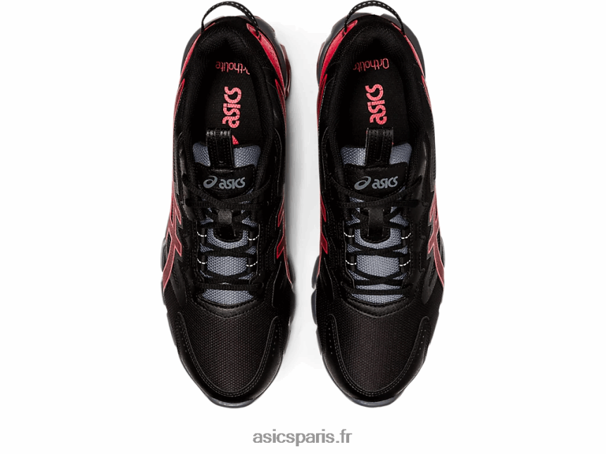 femmes Asics gel quantique 90 3 BXL8B2711 alerte noire/rouge