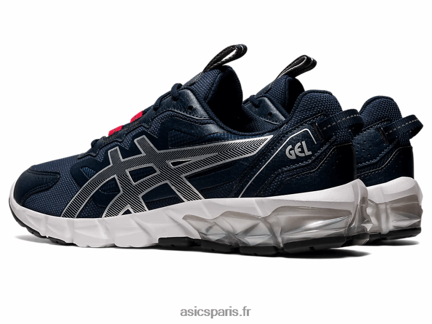femmes Asics gel quantique 90 3 BXL8B2721 bleu français/argent pur