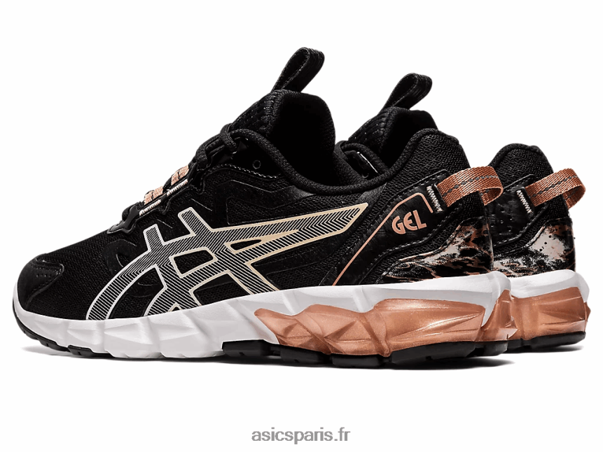 femmes Asics gel quantique 90 BXL8B22854 noir/or rose