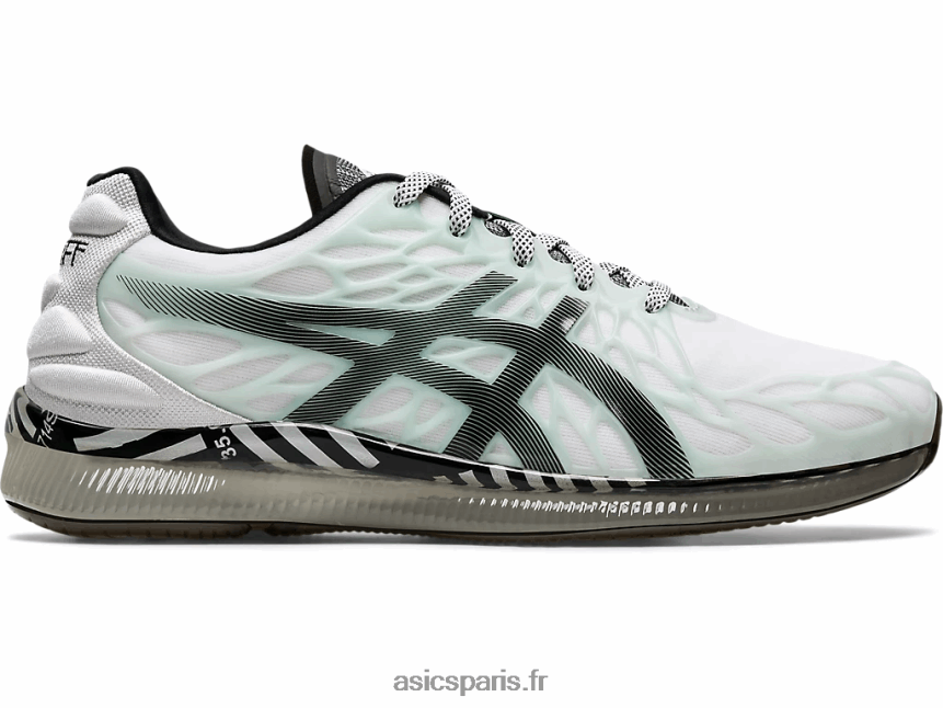 femmes Asics gel quantique infini 2 BXL8B23585 blanc noir