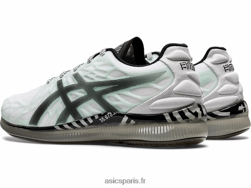 femmes Asics gel quantique infini 2 BXL8B23585 blanc noir