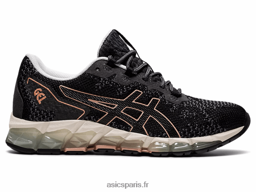 femmes Asics gel-quantum 360 6 tricot BXL8B22838 noir/gris porteur