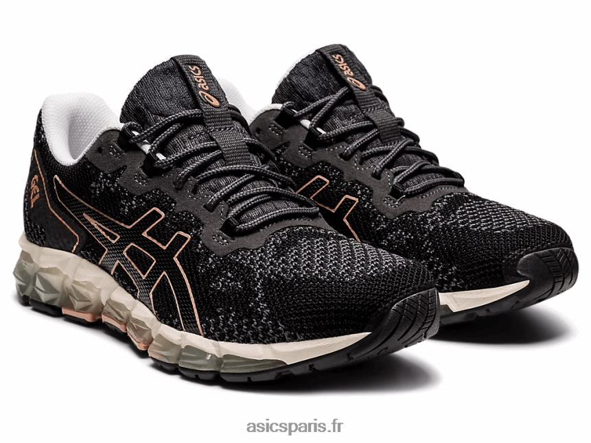 femmes Asics gel-quantum 360 6 tricot BXL8B22838 noir/gris porteur