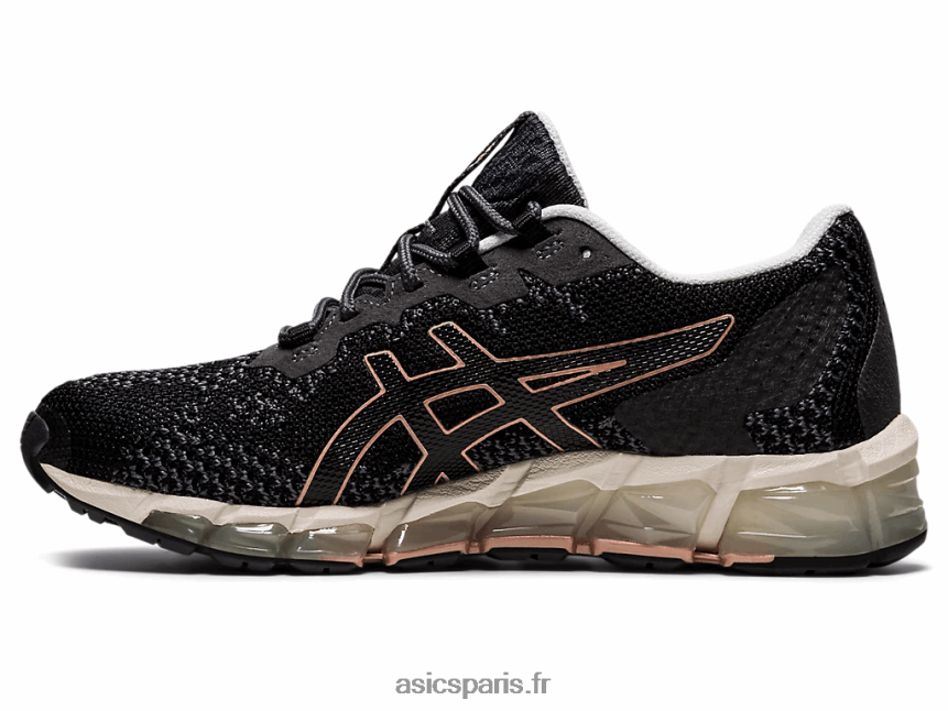 femmes Asics gel-quantum 360 6 tricot BXL8B22838 noir/gris porteur