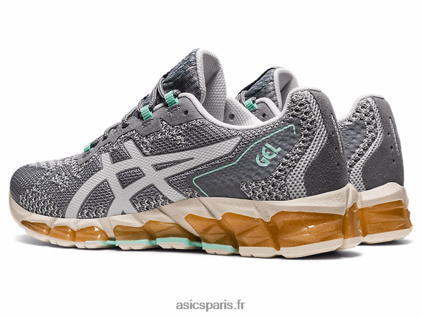 femmes Asics gel-quantum 360 6 tricot BXL8B22848 gris glacier/roche en feuille