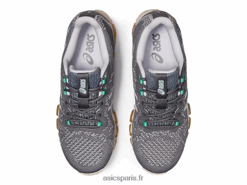 femmes Asics gel-quantum 360 6 tricot BXL8B22848 gris glacier/roche en feuille