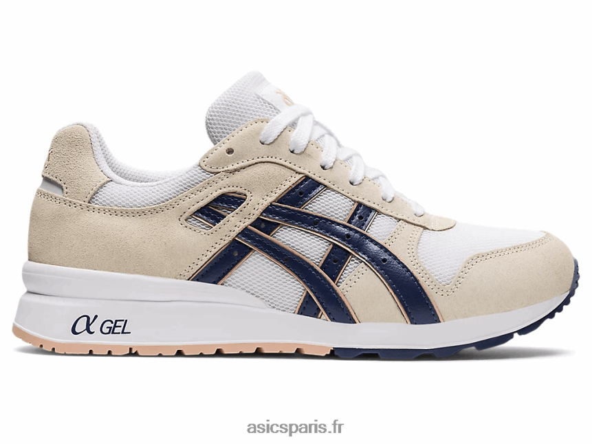 femmes Asics gt-ii BXL8B23739 crème/bleu tonnerre