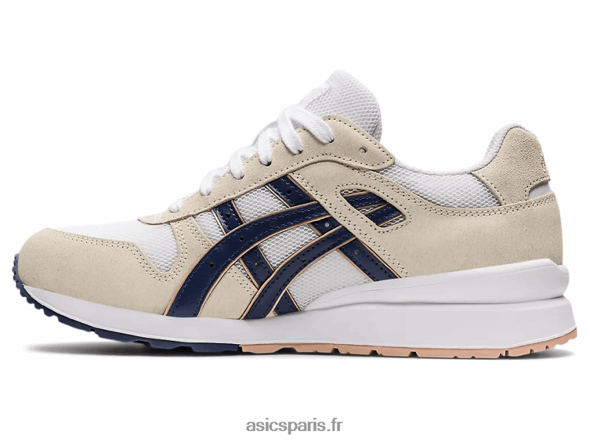 femmes Asics gt-ii BXL8B23739 crème/bleu tonnerre