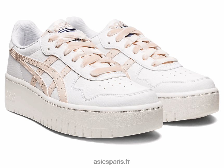 femmes Asics japon s pf nagino BXL8B22237 blanc/beige minéral