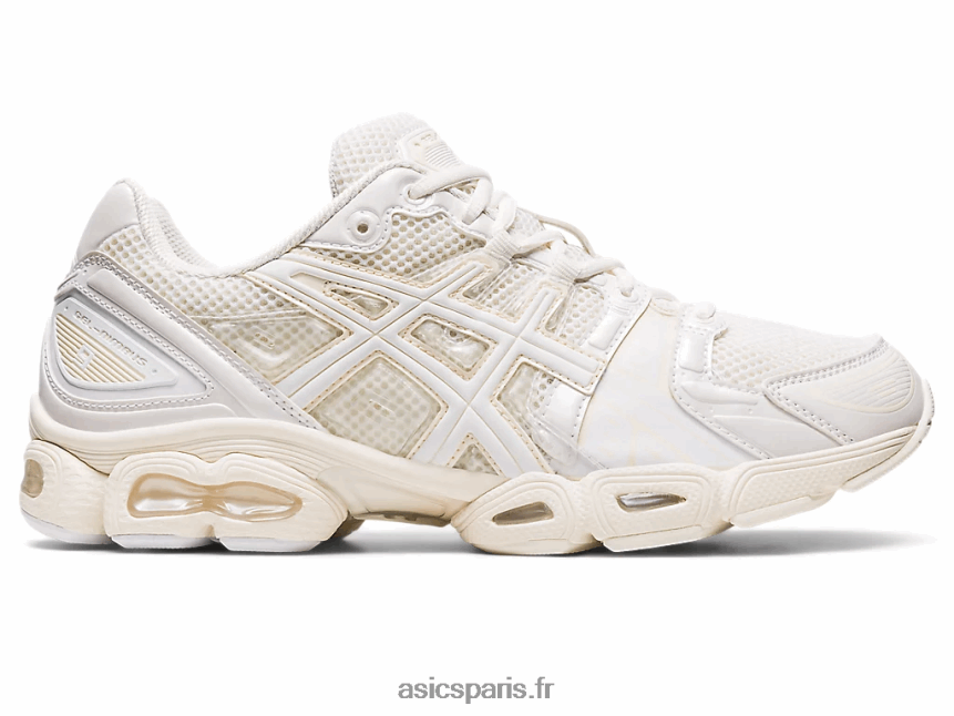 femmes Asics jessica gonsalves gel-nimbus 9 BXL8B2696 Blanc crème
