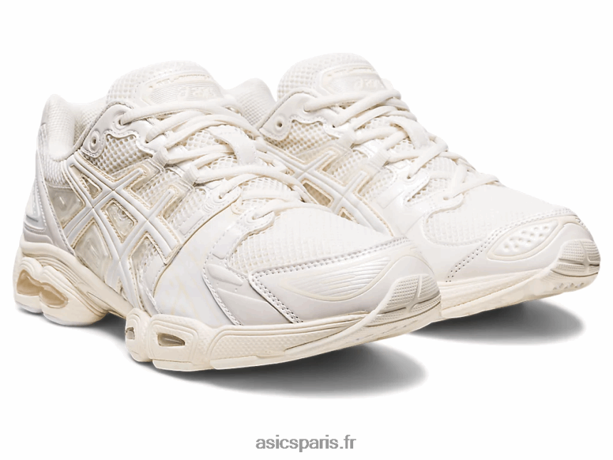 femmes Asics jessica gonsalves gel-nimbus 9 BXL8B2696 Blanc crème