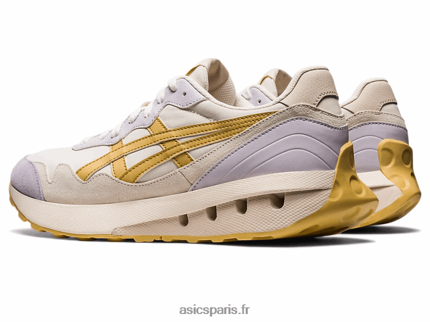 femmes Asics jogging x81 BXL8B2644 crème/marron minéral