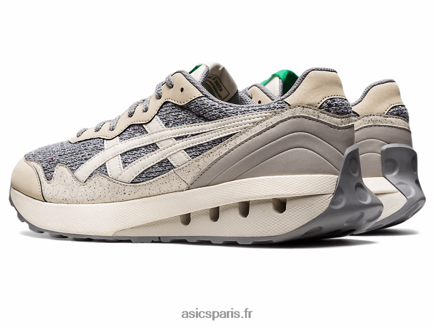femmes Asics jogging x81 BXL8B2903 gris huître/crème