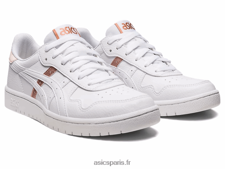 femmes Asics le japon BXL8B22608 blanc/or rose