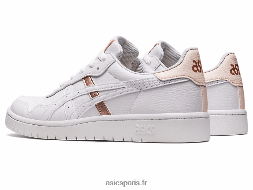 femmes Asics le japon BXL8B22608 blanc/or rose
