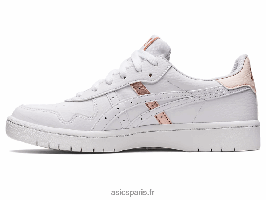 femmes Asics le japon BXL8B22608 blanc/or rose