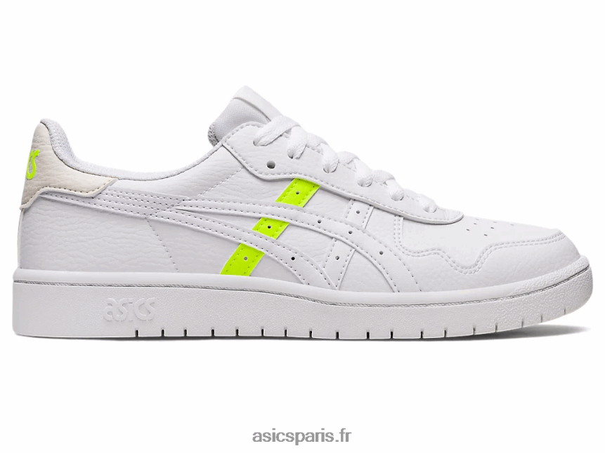 femmes Asics le japon BXL8B22634 blanc/jaune de sécurité