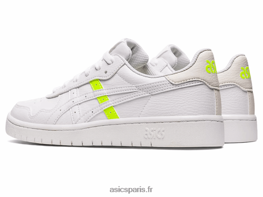 femmes Asics le japon BXL8B22634 blanc/jaune de sécurité