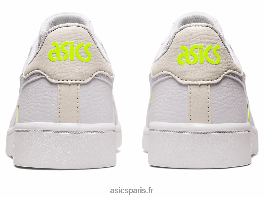 femmes Asics le japon BXL8B22634 blanc/jaune de sécurité