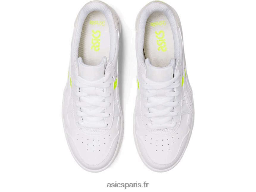 femmes Asics le japon BXL8B22634 blanc/jaune de sécurité