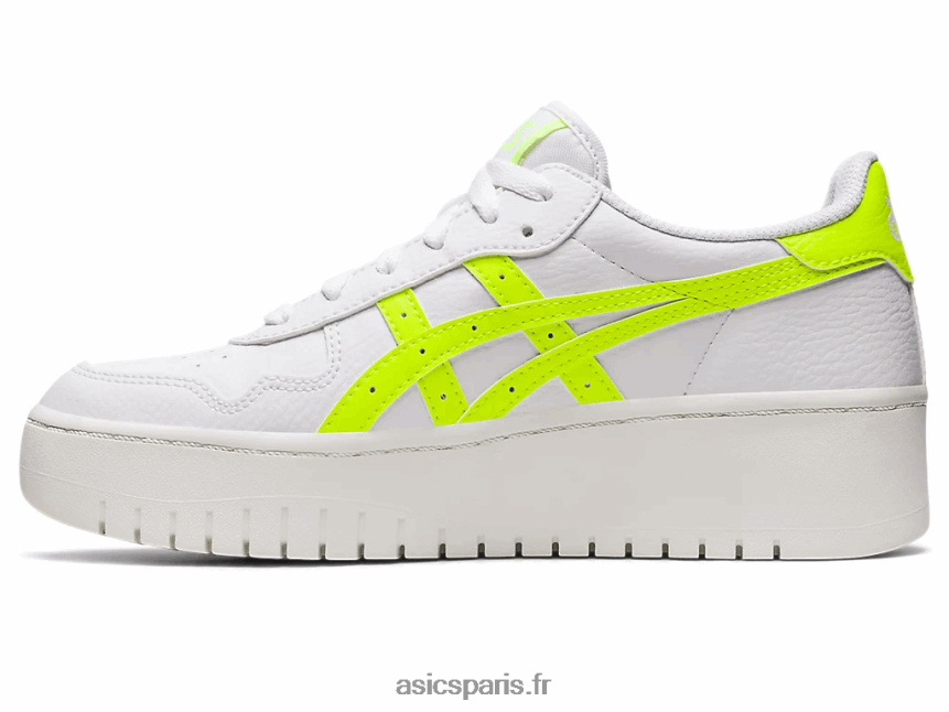 femmes Asics le japon s pf BXL8B22221 blanc/jaune de sécurité
