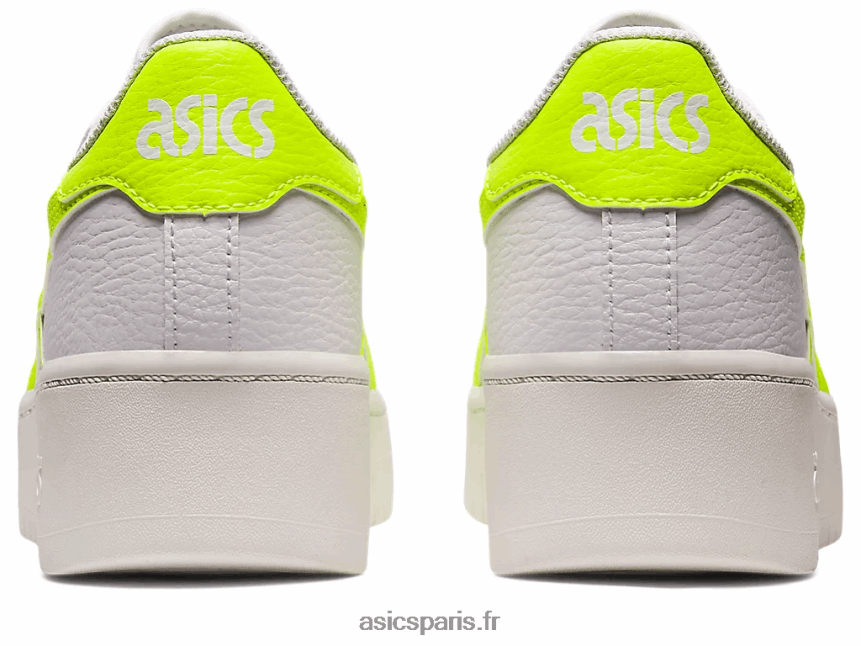 femmes Asics le japon s pf BXL8B22221 blanc/jaune de sécurité