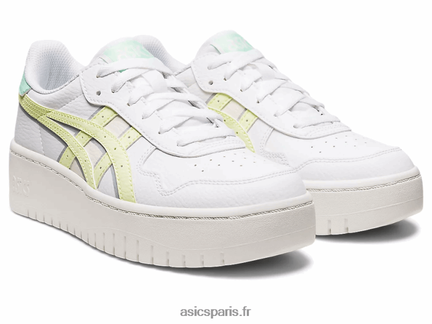 femmes Asics le japon s pf BXL8B22230 blanc/jaune