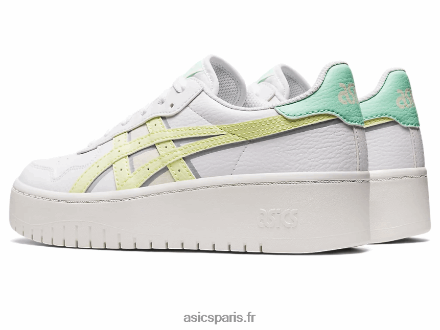 femmes Asics le japon s pf BXL8B22230 blanc/jaune