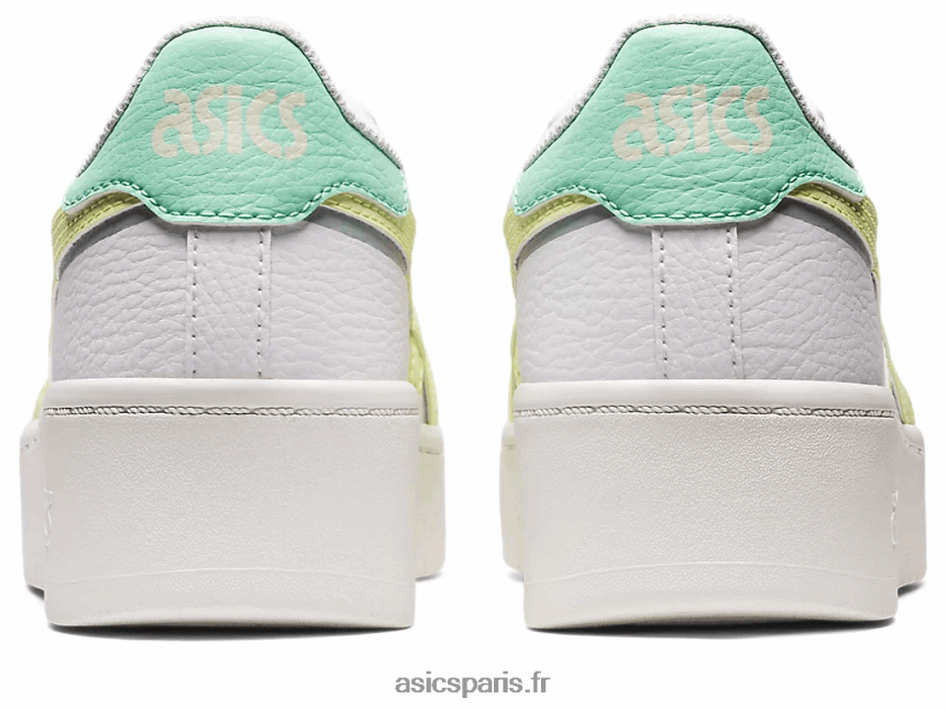 femmes Asics le japon s pf BXL8B22230 blanc/jaune